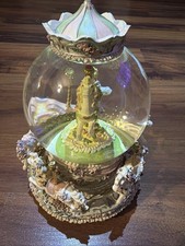 Rare San Francisco Music Box Carousel Annette Water Globe Horses Musical picture