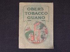 Antique 1926 Ober's Tobacco Guano Fertilizer Illustrated Sales Booklet picture