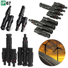 T Branch Solar Panel Cable Photovoltaic Connector Male to Female Connectors IP67 picture