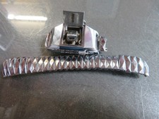 VINTAGE COMET WATCH LIGHT WRIST BRACELET CHROME JAPAN*LIGHTER WRISTWATCH picture