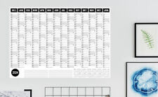 2024 calendar wind wall calendar creative simple memo plan table send sticker picture