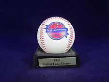 Vintage 1936 Hall Of Fame Commemorative Baseball w/ Display Stand 1996 Avon USED picture