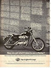 1989 Harley Davidson Sportster Vintage Magazine Ad    picture