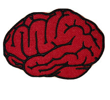 Human Brain Embroidered Patch Badge Sew/Iron On Transfer Jacket Jeans picture