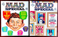 MAD SPECIALS #1 & #2 w/ ATTACHED BONUS INSERTS Fine-/Fine 1970/71 picture