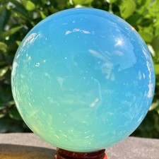 2.94LB Artificial protein stone ball rainbow crystal gemstone spiritual healing picture