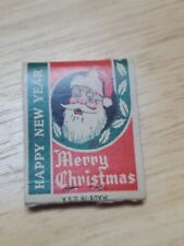 1940's Santa Claus Merry Christmas Burnside Coal Co. NY picture