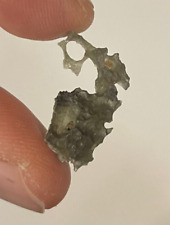 Moldavite 1.35gr/6.75ct Grade A Natural Rare Shape Certificate of Authenticity picture