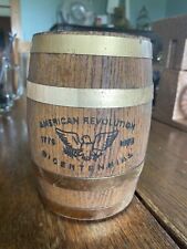 Wood Barrel Bank American Bank And Trust, Bicentennial Memorabilia  picture