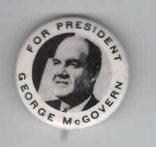 George McGovern 1968 presidential primary campaign pin button political picture