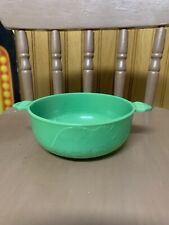 Vintage 1998 Quaker Instant Oatmeal Dinosaur Eggs Color Changing Bowl Green 90s picture