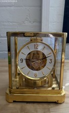 Jaeger LeCoultre Brass 528-6 Clock Atmos Swiss 15 Jewels Perpetual Motion Desk picture