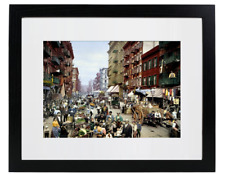 1900 Mulberry St New York City NYC Historic Matted & Framed Picture Photo picture
