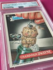 PSA 9 POP7 Topps Garbage Pail Kids 529b Champ-Pain Dwayne PURPLE LINE ERROR Card picture