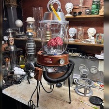 Halloween Frankenstein Life-like human brain floating in tank picture