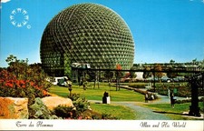 Montreal Quebec - Biosphere Man and His World Terre des Hommes - Postcard c 1969 picture