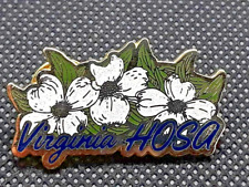 Vintage Virginia HOSA Enamel Lapel Pin Health Occupations Students Of America picture