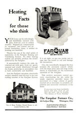 1923 Farquhar Furnace: Heating Facts Those Who Think Vintage Print Ad picture