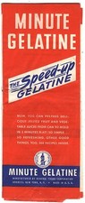 Minute Gelatine, The Speed-up Gelatine Recipe Leaflet picture