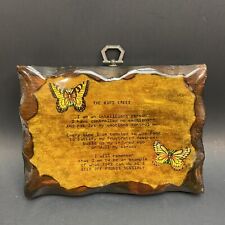 Tops Kops Diet Club Weight Loss Plaque Wood Lacquered Butterflies 70s Kitchen picture