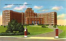Essex County Isolation Hospital Newark, NJ  Linen Postcard Unposted picture