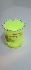 Antique Custard Uranium Glass Souvenir Hackley, Kansas picture