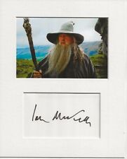 Ian McKellen the lord of the rings signed genuine autograph UACC RD AFTAL COA picture