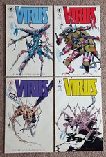 Virus #1-4 Dark Horse 1993 Complete Set Pfarrer - Cobb - Palmiotti - VF to VF/NM picture