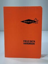 Vintage 1970s Dowell Dow Chemical Field Data Handbook Binder Empty  picture