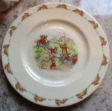 Copyright 1936 Royal Doulton England BUNNYKINS Plate Made from 1976 to 1984 Vtg picture