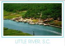 Little River, SC South Carolina BOATS~DOCKS~WATERFRONT Horry County 4X6 Postcard picture
