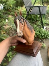 Vintage Kaiser W.Germany Porcelain Horse Head Bust 1960s Hand Painted picture