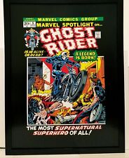Marvel Spotlight #5 Ghost Rider 12x16 FRAMED Art Print Marvel Comics Poster picture