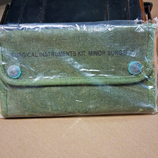 US Minor Surgery Surgical Instruments Kit OD Green Medical Pouch Militaria picture