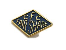 CFC Fair Share Pin Blue & Gold Tone picture