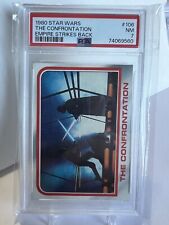 1980 Star Wars The Empire Strikes Back “The Confrontation” #106 Vader PSA 7 picture