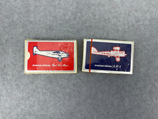 Vintage American Airlines Double Deck Playing Cards Ford Tri-Motor & DH-4 Planes picture