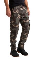 Men's Camo Cargo Regular Fit Stretch Multi Pocket Long Pants picture
