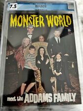 Monster World Magazine #9 July 1966, The Addams Family Issue FN CGC 7.5 picture