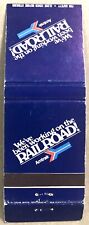 Vintage 20 Strike Matchbook Cover - Amtrak We’ve Been Working On The Railroad picture