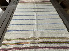 Handwoven Fabric Homespun Linen Hemp Textile Upholstery Antique Primitive 4 yd picture