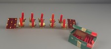 W Germany EikaKerzen  Advent 26 Candle Box Set Lotus Flower Surviving Marriage. picture