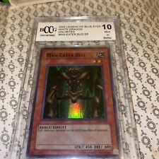 2002 YuGiOh - LEGEND OF BLUE EYES WHITE DRAGON - MAN-EATER BUG - BCCG 10 picture