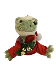 Vintage Gemmy Animated Singing Christmas Frog WORKS picture