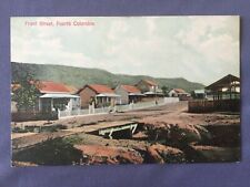 ±1901 Postcard COLOMBIA PUERTO COLOMBIA FRONT STREET CALLE MAYOR picture