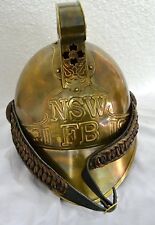 New South Wales Fire Brigade Helmet Vicotrian Fire men Helmet made of Brass picture