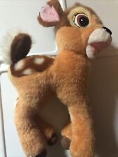 Vintage Disney Bambi Plush Stuffed Animal Mattel 1992 Standing Bendable Legs picture