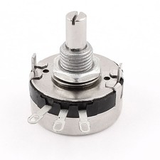 100K ohm Single Turn 3Terminal Carbon Linear Variable Potentiometer WH118-2w picture