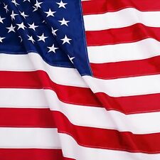 Anley 2x3 ft American Flag Embroidered USA Banner Heavy Duty Nylon Sewn Stripes picture