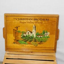 Christian Brothers Napa Valley Wines Mont La Salle Vineyards Wooden Tray 18